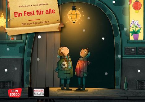 Maike Harel: Ein Fest für alle. Schneinachten in der Nachtigallstraße. Kamishibai Bildkartenset, Diverse