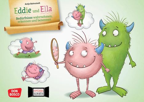 Antje Bohnstedt: Eddie und Ella. Bedürfnisse wahrnehmen, erkennen und benennen. Kamishibai Bildkartenset, Diverse