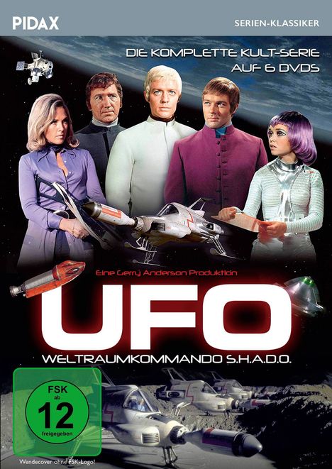 UFO - Weltraumkommando S.H.A.D.O. (Komplette Serie), 6 DVDs