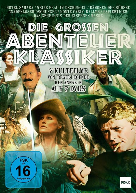 Die grossen Abenteuer-Klassiker (7 Filme), 7 DVDs