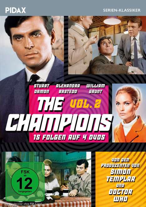 The Champions Vol. 2, 4 DVDs