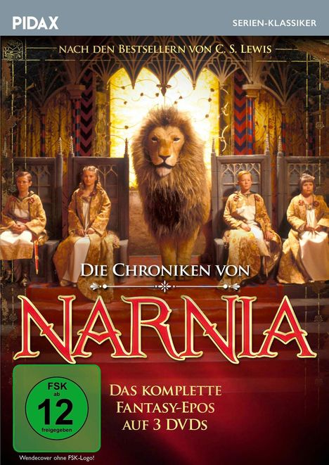 Die Chroniken von Narnia (1988-1990) (Komplettbox), 3 DVDs