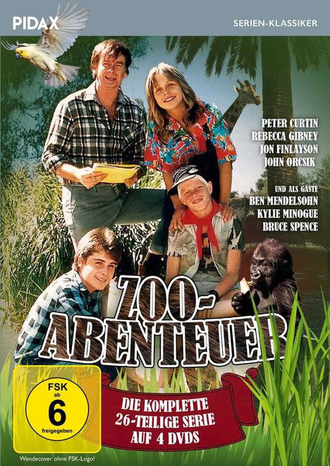 Zoo-Abenteuer (Komplette Serie), 4 DVDs