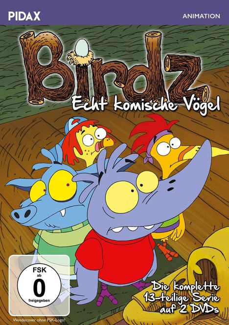 Birdz - Echt komische Vögel (Komplette Serie), 2 DVDs