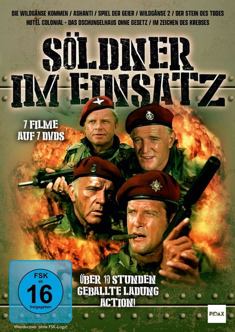 Söldner im Einsatz (7 Filme auf 7 DVDs), 7 DVDs