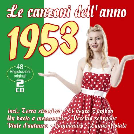 Le Canzoni Dell'Anno 1953, 2 CDs