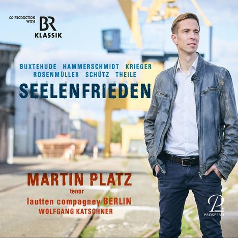 BR Klassik, Seelenfrieden. Martin Platz, Tenor. Lautten Compagney Berlin, Wolfgang Katschner. Mann in Lederjacke.