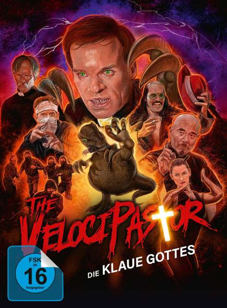 The Velocipastor - Die Klaue Gottes (Blu-ray &amp; DVD im Mediabook), 1 Blu-ray Disc und 1 DVD