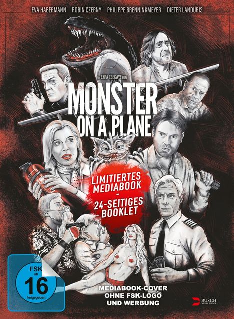 Monster on a Plane (Blu-ray &amp; DVD im Mediabook), 1 Blu-ray Disc und 1 DVD