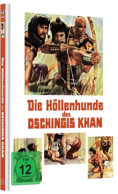 Die Höllenhunde des Dschingis Khan (Blu-ray &amp; DVD im Mediabook), 1 Blu-ray Disc und 1 DVD