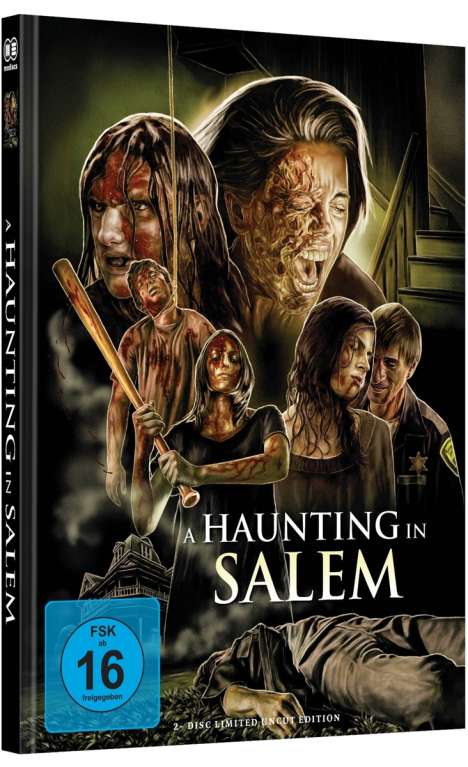 A Haunting in Salem (Blu-ray &amp; DVD im Mediabook), 1 Blu-ray Disc und 1 DVD