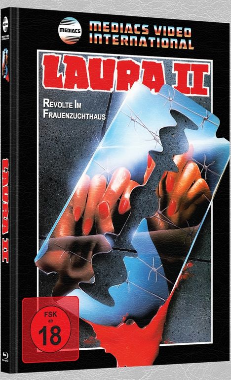 Laura II - Revolte im Frauenzuchthaus (Blu-ray &amp; DVD im wattierten Mediabook), 1 Blu-ray Disc und 1 DVD