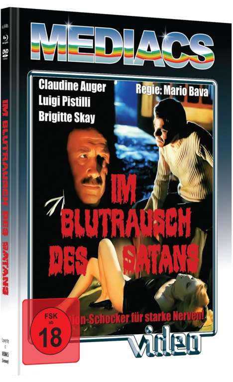 Im Blutrausch des Satans (Blu-ray &amp; DVD im Mediabook), 1 Blu-ray Disc und 1 DVD