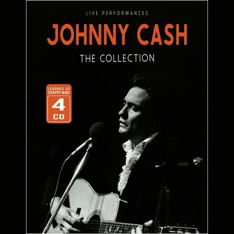 Johnny Cash: The Collection: Live Performances, 4 CDs