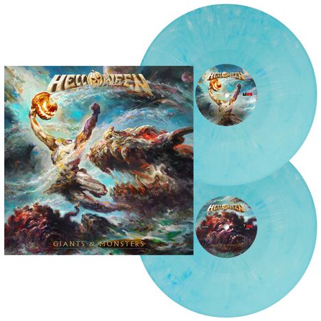 Helloween: Giants & Monsters (Monster Light Blue Vinyl), 2 LPs