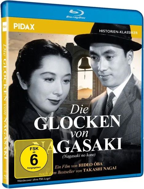 FSK ab 6 freigegeben. Die Glocken von Nagasaki. Historien-Klassiker. Schwarzweiß-Foto eines Paares.