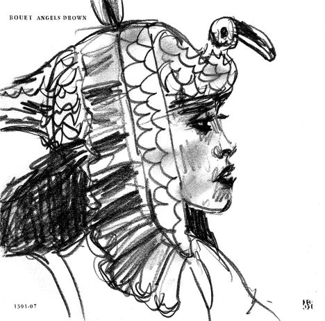 Christoph Bouet: Angels Drown, 1 LP und 1 Merchandise