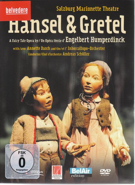 Engelbert Humperdinck (1854-1921): Hänsel &amp; Gretel (Salzburger Marionetten-Theater), DVD