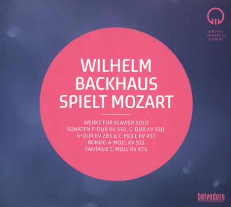 Wilhelm Backhaus spielt Mozart, CD