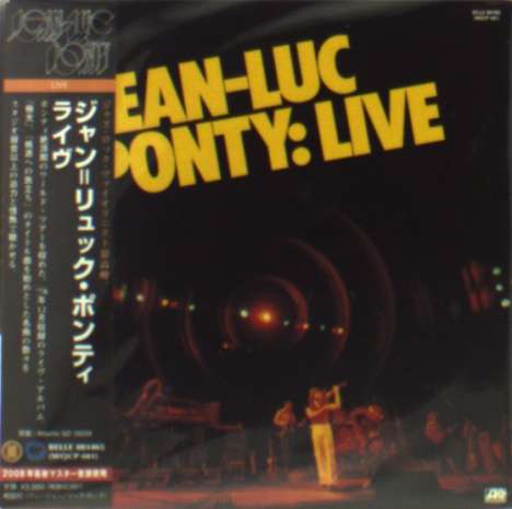 Jean-Luc Ponty (geb. 1942): Live (Papersleeve), CD