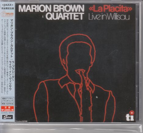 Marion Brown (1931-2010): La Placita: Live In Willisau 1977, CD