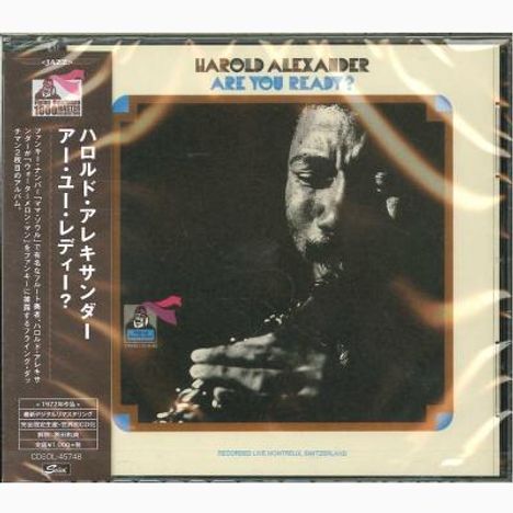 Harold Alexander: Are You Ready?, CD