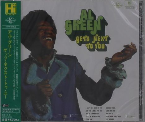 Al Green: Gets Next To You, CD