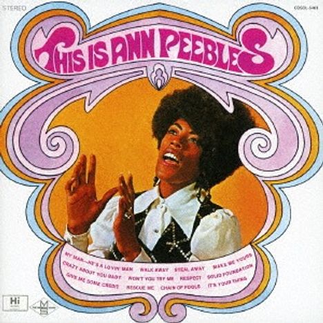 Ann Peebles: This Is Ann Peebles, CD