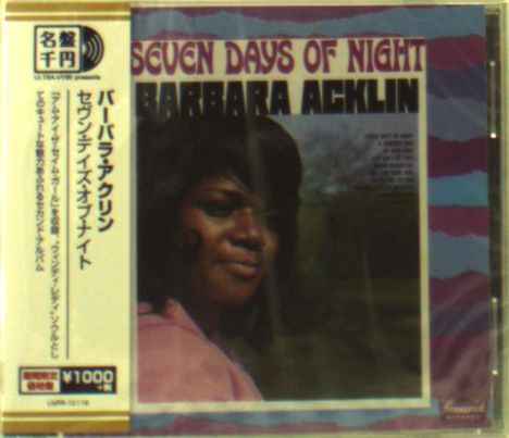 Barbara Acklin: Seven Days Of Night, CD
