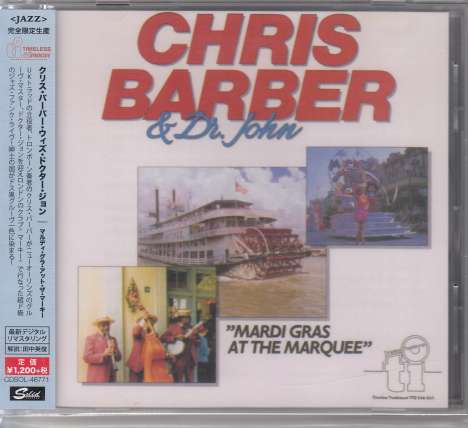 Chris Barber &amp; Dr. John: Mardi Gras At The Marquee, CD
