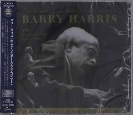 Barry Harris (1929-2021): Post Master Class Concert: At The Royal Conservatory In The Hague 1991, CD