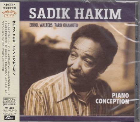 Sadik Hakim (1919-1983): Piano Conception, CD