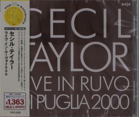 Cecil Taylor (1929-2018): Live In Ruvo Di Puglia 2000 (enja 50th Anniversary), CD