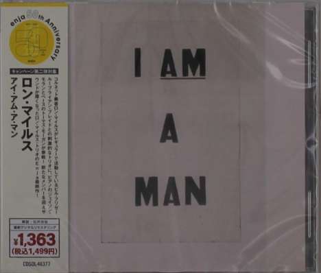Ron Miles (1963-2022): I Am A Man (enja 50th Anniversary), CD