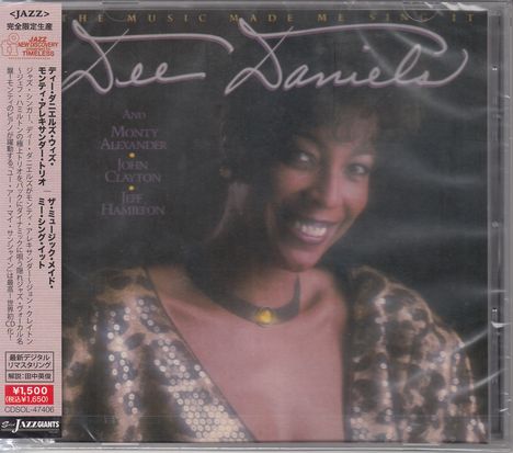 Dee Daniels: The Music Made Me Sing It, CD