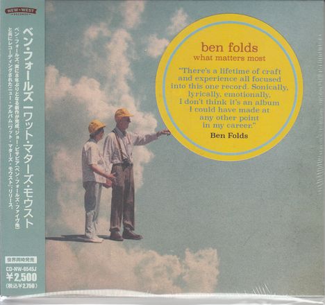 Ben Folds: What Matters Most (Digisleeve), CD