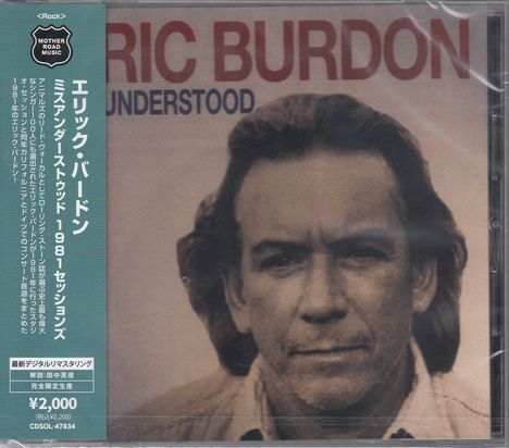 Eric Burdon: Misunderstood, CD