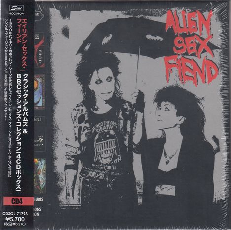 Alien Sex Fiend: Classic Albums And BBC Sessions Collection, 4 CDs