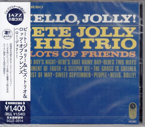 Pete Jolly (1932-2004): Hello, Jolly! (Limited Price Edition), CD