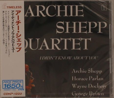 Archie Shepp (geb. 1937): I Didn't Know About You, CD
