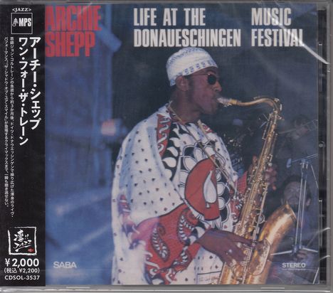 Archie Shepp (geb. 1937): Live At The Donaueschingen Music Festival, CD