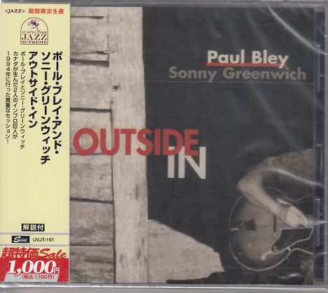 Paul Bley & Sonny Greenwich: Outside In, CD