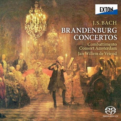 J.S. Bach, Brandenburg Concertos, Combattimento Consort Amsterdam, Jan Willem de Vriend. Menschen musizieren in edlem Raum.
