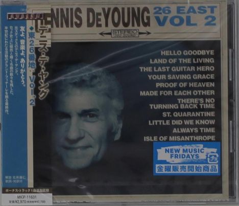 Dennis DeYoung: 26 East Vol. 2, CD