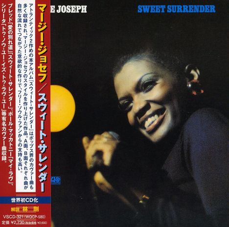 Margie Joseph: Sweet Surrender (Papersleeve), CD