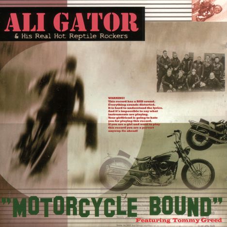 Ali Gator & His Real Hot: Motorcycle Bound, CD