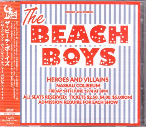 The Beach Boys: Heroes And Villains Nassau Coliseum 1974, CD