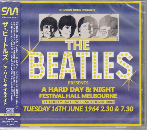 The Beatles: A Hard Day &amp; Night: Festival Hall Melbourne 1964, CD