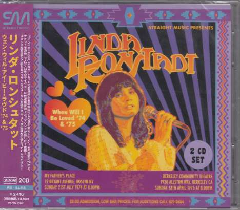 Linda Ronstadt: When Will I Be Loved '74 &amp; '75, 2 CDs