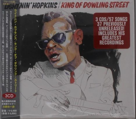Sam Lightnin' Hopkins: King Of Dowling Street, 3 CDs